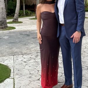 Baobab athena dress strawberry size medium